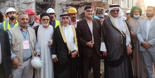 تقدیر شیوخ عشایر عرب خوزستان از امدادگران متروپل/ تصویر
