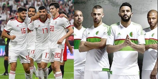 ورود الجزایر به دوحه برای بازی با ایران/عکس