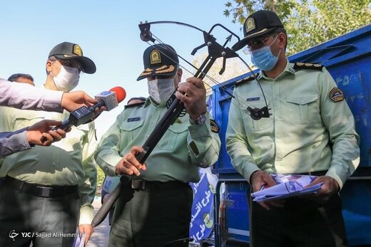 کنترل اراذل و فروشندگان سلاح از سوی پلیس تهران