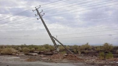 سامانه بارشی ۵۰میلیارد ریال به شبکه برق کهگیلویه و بویراحمد خسارت زد