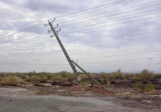 سامانه بارشی ۵۰میلیارد ریال به شبکه برق کهگیلویه و بویراحمد خسارت زد