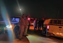 گشت و کنترل و پایش شبانه روزی برای جلوگیری از ورود دو قلاده یوز  به حاده اصلی عباس آباد به میامی