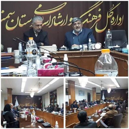 بررسی مسایل و مشکلات فعالان فرهنگی و هنری سمنان با حضور رییس گروه مناطق امور استانهای وزارت فرهنگ و ارشاد اسلامی