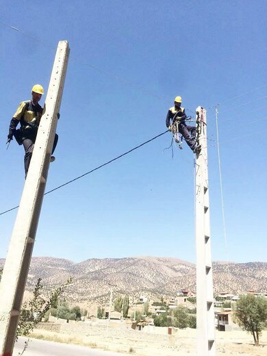 بهینه سازی شبکه توزیع برق سه روستا در بخش بسطام