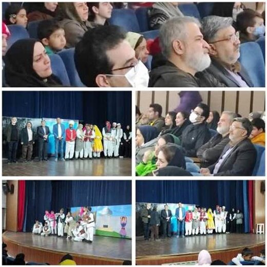 مدیرکل فرهنگ و ارشاد اسلامی سمنان در گرمسار نمایش “حسن کچل، کچل نیست”را دید