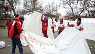 ۱۲۵ تخته چادر از سمنان به منطقه زلزله زده خوی ارسال شد