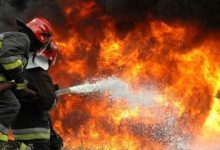 آتش سوزی در یک مدرسه دخترانه