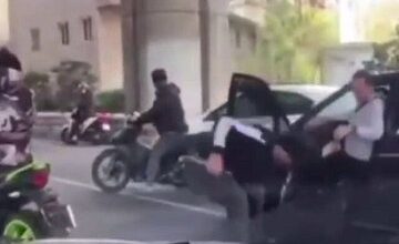 بازسازی صحنه زورگیری در بزرگراه صدر تهران/ مجازات سنگین در انتظار سارقان