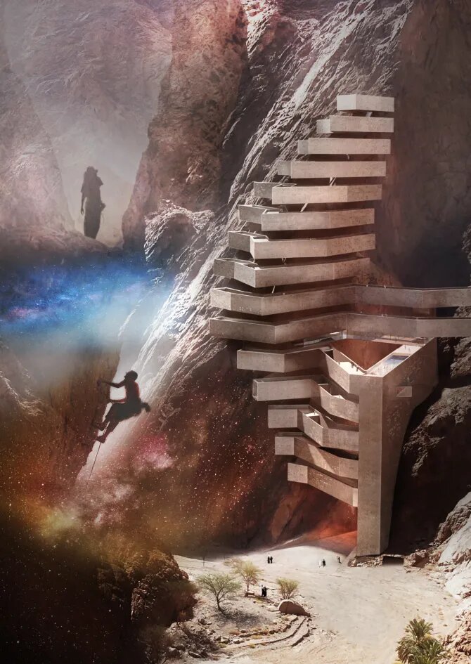 پروژه آسمان خراش ۲۶۰ کیلومتری عربستان سعودی در حال سقوط