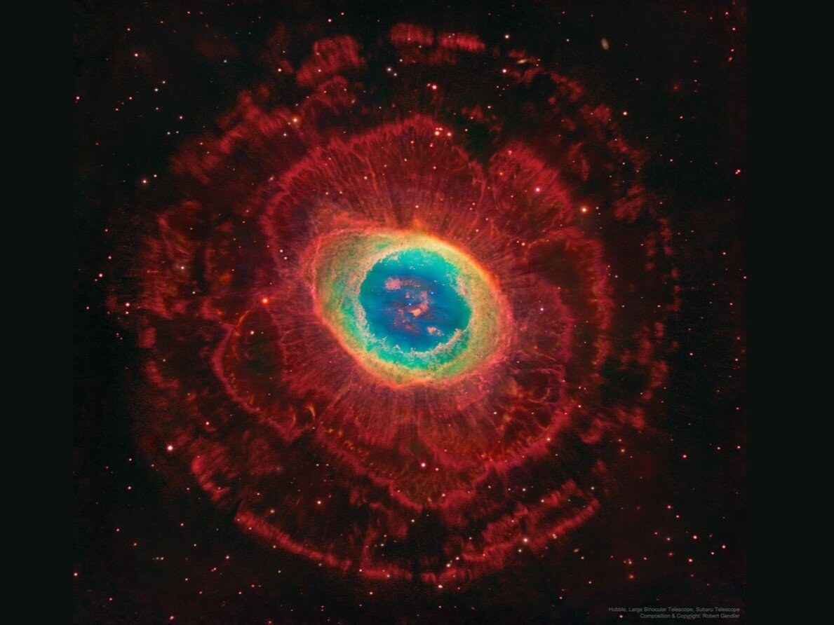 تصویر روز ناسا: حلقه‌های اطراف سحابی حلقه