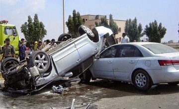 یک کشته و ۱۶ مصدوم در حوادث جاده‌ای روز گذشته اصفهان