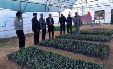 آیین افتتاح و بهره‌برداری ۵۰۰ متر گلخانه آموزشی در امیرآباد