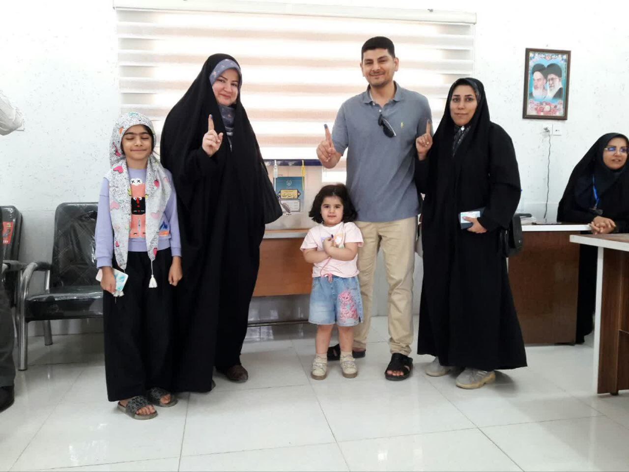 حضور پر شور خوزستانی ها پای صندوق های رای