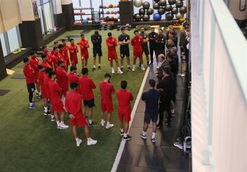 عکس| سرشاخ شدن سردار آزمون و قایدی در اردوی تیمملی