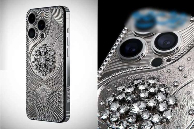 گران‌ترین آیفون جهان به ۵۷۰ الماس مزین شده است