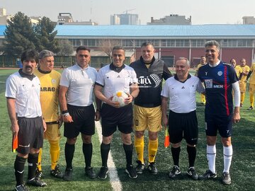 عکس | مچاندازی علی دایی و عادل فردوسیپور در زمین فوتبال