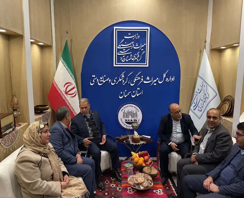 ابتکار مرکز بین المللی جاده ابریشم سمنان در رونمایی تمبر سمنان پایتخت جاده ابریشم ایران