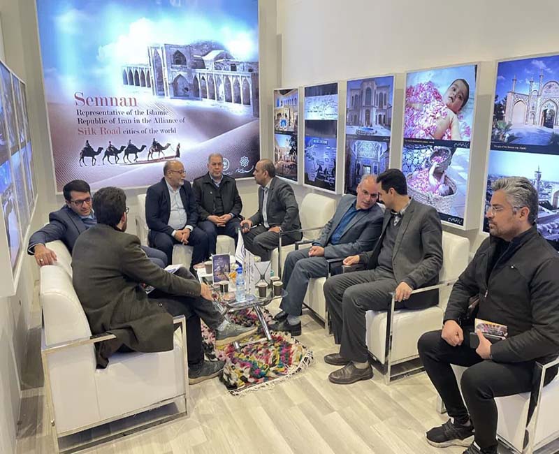 ابتکار مرکز بین المللی جاده ابریشم سمنان در رونمایی تمبر سمنان پایتخت جاده ابریشم ایران