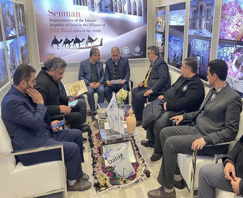 ابتکار مرکز بین المللی جاده ابریشم سمنان در رونمایی تمبر سمنان پایتخت جاده ابریشم ایران