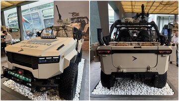 خودروی زرهی امارات با سیستم فرماندهی ترکیهای از راه رسید