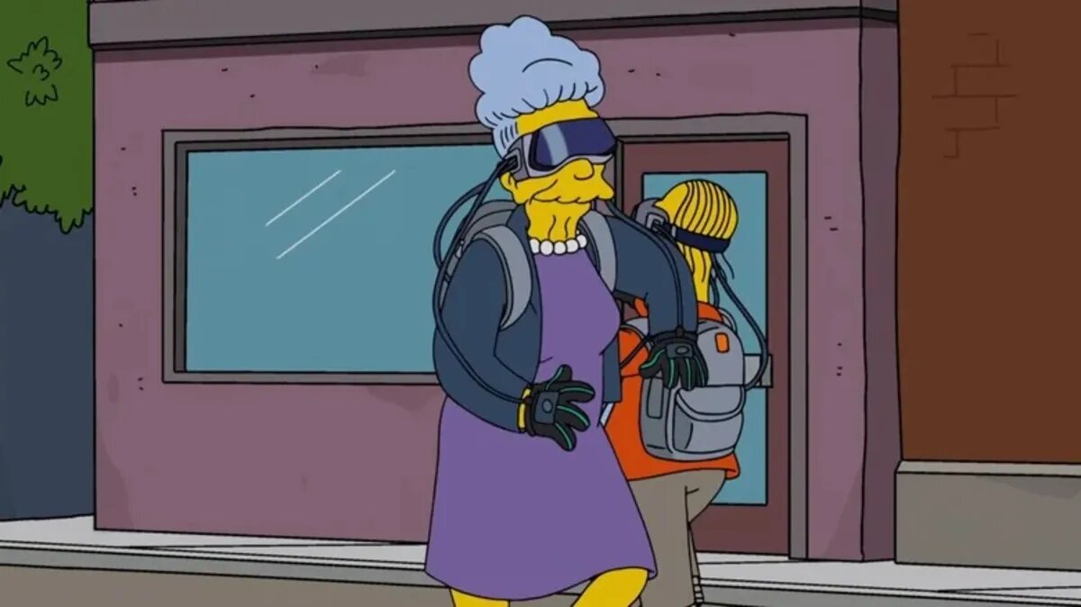 سیمپسونها قبل از اپل، ویژن پرو داشتند