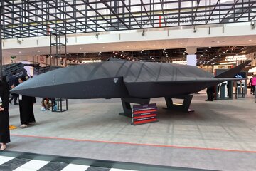 طراحی عجیب پهپاد پنهانکار اماراتی /عکس