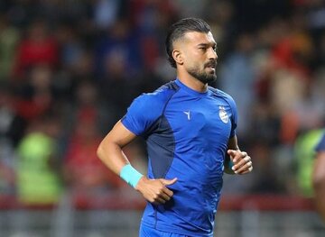 عکس| رامین رضاییان در مراسم رونمایی از کیت پرسپولیس