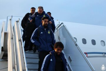 عکس| ستاره النصر محو از بارش برف در تهران