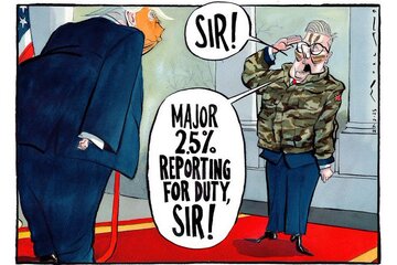 نخستوزیر انگلیس؛ «سرگرد ۲.۵ درصد» در صف خدمت!