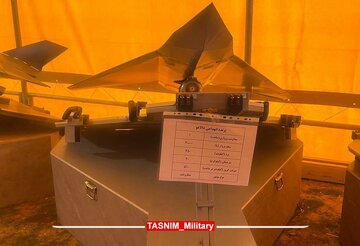 پهپاد پنهانکار جدید سپاه / با سرعت ۵۱۰ کیلومتر هدف را نابود میکند / عکس