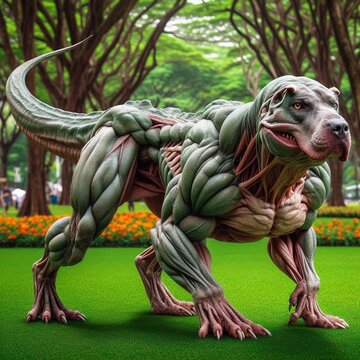 پیتبول غولپیکر، در غیاب شیر، سلطان جنگل بود؟