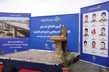 بزرگترین تقاطع غیرهمسطح جنوبشرق کشور در کرمان افتتاح شد