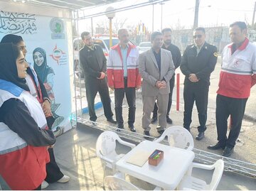 بهره مندی بیش از ۱۰ هزار نفر از خدمات هلال احمر استان سمنان در طرح نوروزی