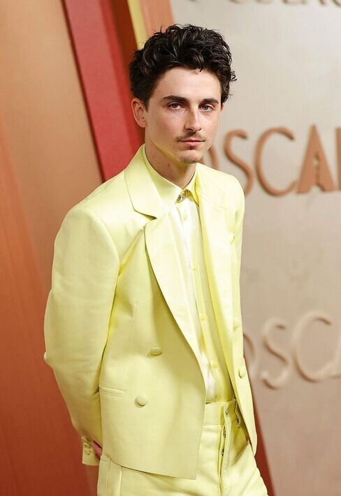 تیموتی شالامی در مراسم اسکار ۲۰۲۵/ عکس