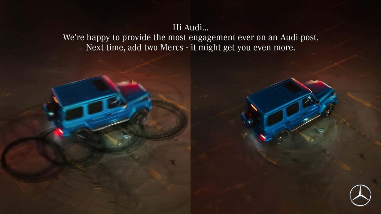 جنگ بین مرسدسبنز و آئودی به اوج رسید / عکس