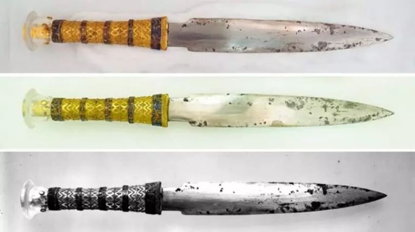 کشف خنجر فضایی فرعون بزرگ مصر / عکس