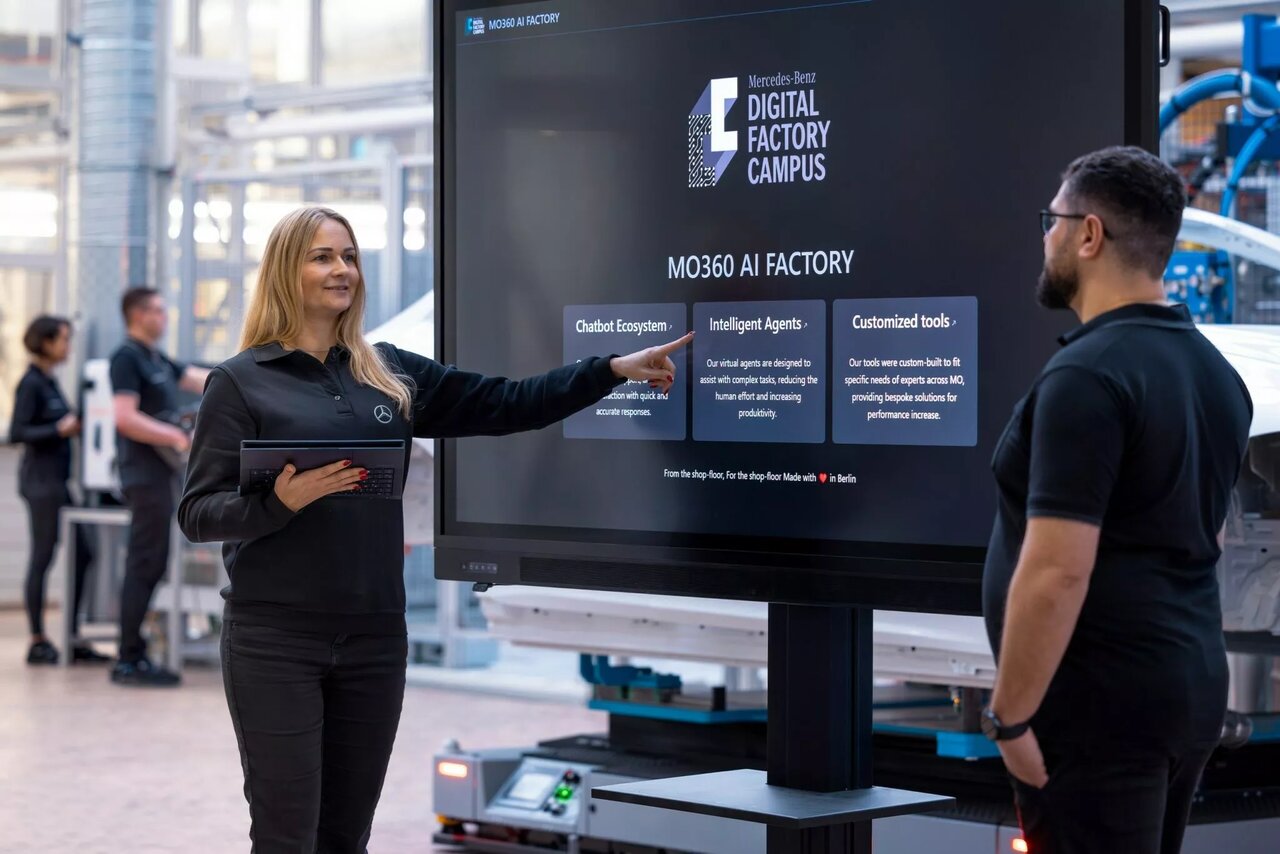 رباتها به کارخانه مرسدس بنز آمدند /عکس