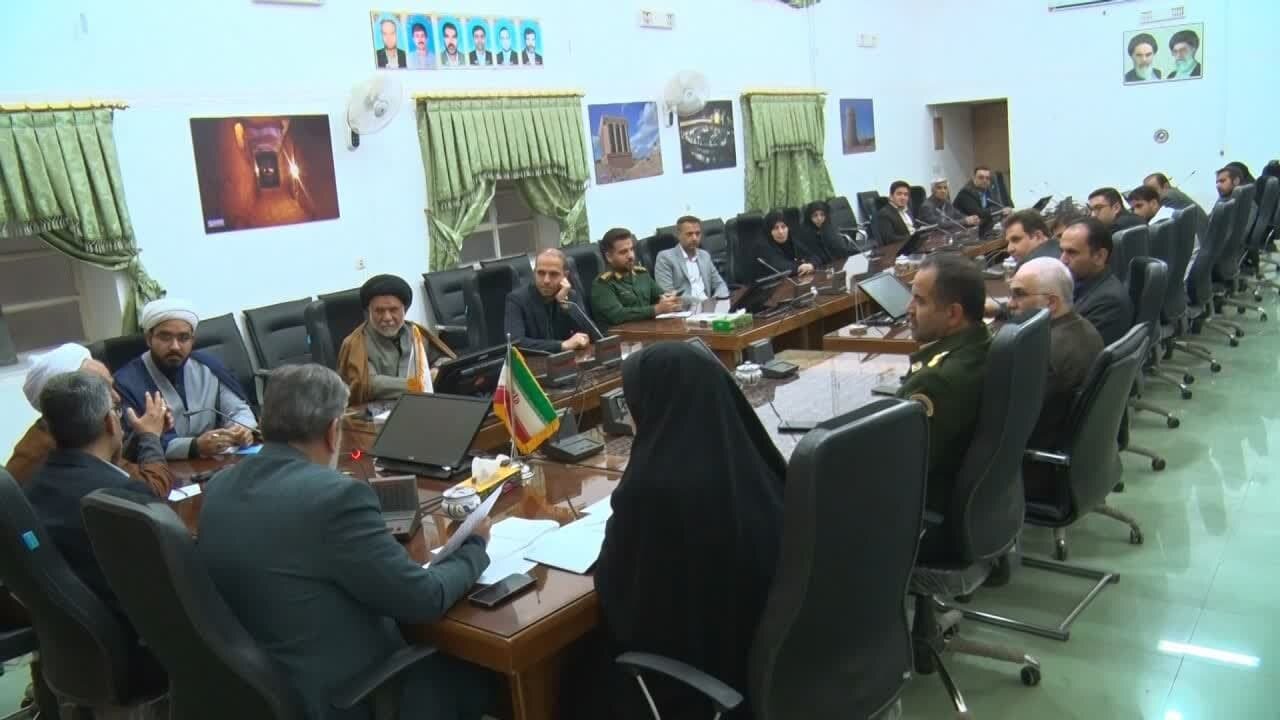 ملانوری سرپرست فرمانداری ویژه میبد در جلسه هماهنگی برگزاری راهپیمایی روز قدس