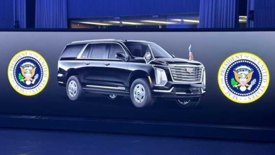 سرویس مخفی آمریکا از خودروی جدید ترامپ رونمایی کرد / عکس