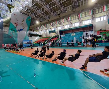 قهرمانی کرمان در مسابقات طناب‌کشی مردان کشور