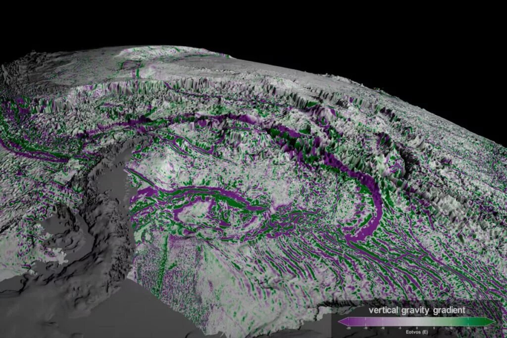 نقشه خیرهکننده کف اقیانوس / ناسا منتشر کرد