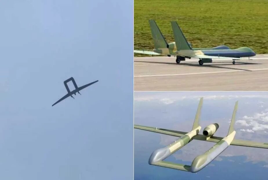 پهپاد غولپیکر چین رونمایی شد؛ بزرگتر از Global Hawk آمریکا!