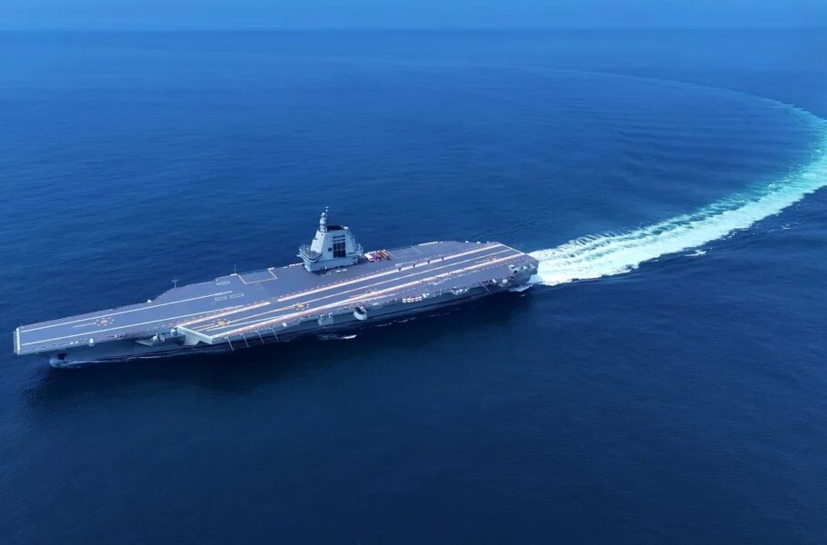 پیشرفتهترین ناو هواپیمابر راهی دریا شد / همه نگاهها به فوجیان