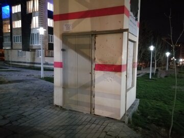 چرا درب آسانسورهای ‌پل عابر پیاده در همدان قفل می‌شود!؟