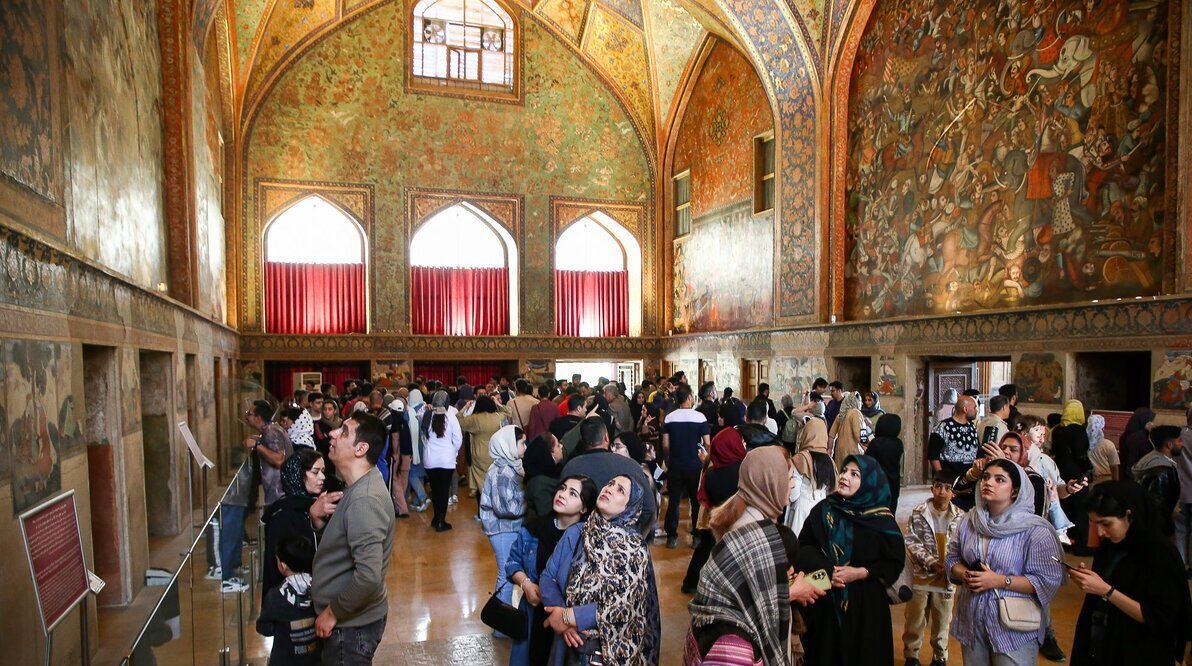 «کاخ چهلستون» اصفهان به روایت «تصویر»