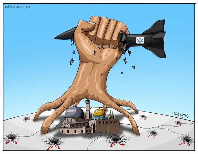 کاریکاتورهایی در تقبیح یک جنایت بشری