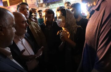 استاندار خوزستان در قلب مردم ایذه