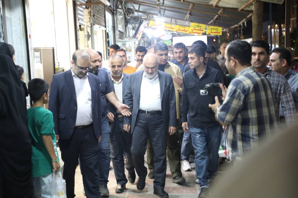 استاندار خوزستان در قلب مردم ایذه