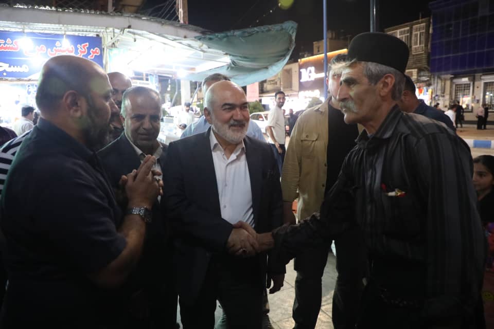 استاندار خوزستان در قلب مردم ایذه