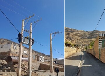 اصلاح و بهینه سازی شبکه برق رسانی در ۳ روستای شهرستان فلارد 